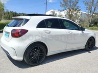 Usado Mercedes A200 AMG line 136 CV (100 kW) 2016 Blanco Berlina