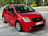 Usado Citroën C2 VTR Sport 70 CV (51 kW) 2007 Rojo Utilitario