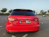 Usado Audi A3 Ambiente 110 CV (80 kW) 2014 Rojo Berlina