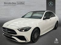 Usado Mercedes C220 AMG line 200 CV (147 kW) 2025 Blanco Berlina