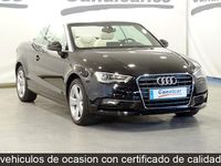 Usado Audi A3 Ambition 150 CV (110 kW) 2015 Negro Descapotable