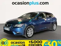 Usado Seat Leon Reference 105 CV (77 kW) 2015 Azul Utilitario