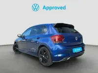 Usado VW Polo R-line 116 CV (85 kW) 2020 Azul Utilitario