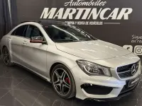 Usado Mercedes C220 AMG line 155 CV (114 kW) 2013 Gris Coupe