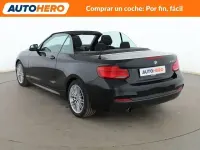 Usado BMW 218 M Sport 135 CV (99 kW) 2018 Negro Descapotable