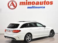 Usado Mercedes C220 AMG line 170 CV (125 kW) 2014 Blanco Familiar