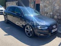 Usado Audi A4 S-Line 190 CV (139 kW) 2015 Azul Familiar