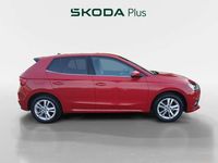 Usado Skoda Fabia Selection 80 CV (58 kW) 2024 Rojo Berlina