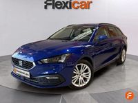Usado Seat Leon Style 130 CV (95 kW) 2020 Azul Familiar