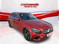 Usado Mercedes C200 160 CV (117 kW) 2020 Granate Familiar