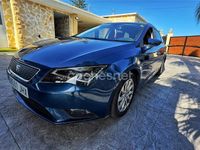 Usado Seat Leon ST Ecomotive 110 CV (80 kW) 2015 Azul Familiar