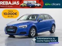 Usado Audi A3 116 CV (85 kW) 2018 Azul Berlina