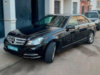 Usado Mercedes C220 Avantgarde 170 CV (125 kW) 2014 Negro Berlina