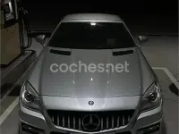 Usado Mercedes SLK200 184 CV (135 kW) 2011 Gris / plata Descapotable