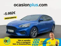 Usado Ford Focus ST-Line 125 CV (91 kW) 2021 Azul Berlina