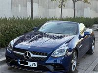 Usado Mercedes SLC200 184 CV (135 kW) 2016 Azul Descapotable