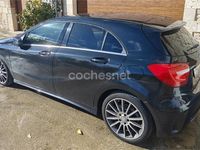 Usado Mercedes A250 AMG line 211 CV (155 kW) 2013 Negro Berlina