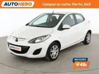 Usado Mazda 2 Style 75 CV (55 kW) 2014 Blanco Berlina