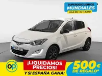 Usado Hyundai i20 GO! 75 CV (55 kW) 2015 Blanco Berlina