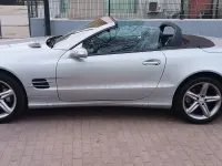 Usado Mercedes SL350 245 CV (180 kW) 2004 Gris / plata Descapotable