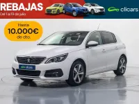 Usado Peugeot 308 Allure 130 CV (95 kW) 2018 Blanco Berlina