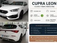 Usado Cupra Leon 150 CV (110 kW) 2022 Blanco Berlina