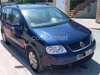 Usado VW Touran Conceptline 100 CV (73 kW) 2004 Azul Monovolumen