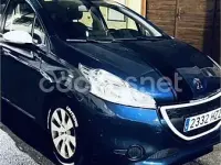 Usado Peugeot 208 Access 68 CV (50 kW) 2014 Azul Utilitario