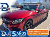 Usado Mercedes C300 247 CV (181 kW) 2017 Granate Descapotable