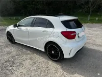 Usado Mercedes A200 AMG line 136 CV (100 kW) 2015 Blanco Berlina