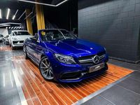 Usado Mercedes C63 AMG AMG 510 CV (375 kW) 2018 Azul Descapotable