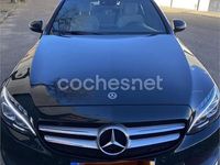 Usado Mercedes C250 AMG line 204 CV (150 kW) 2017 Negro Familiar