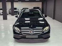 Usado Mercedes E220 194 CV (142 kW) 2018 Negro Familiar