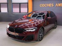 Usado BMW 530e M Sport 292 CV (214 kW) 2021 Granate Familiar