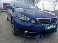 Usado Peugeot 308 Allure 99 CV (72 kW) 2017 Azul Utilitario