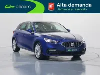 Usado Seat Leon XCELLENCE 150 CV (110 kW) 2021 Azul Berlina