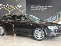 Usado Audi A6 S-Line 190 CV (139 kW) 2009 Negro Familiar