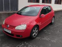 Usado VW Golf V Highline 105 CV (77 kW) 2007 Rojo Berlina