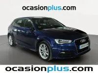 Usado Audi A3 Sportback 150 CV (110 kW) 2014 Azul Utilitario