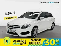Usado Mercedes B200 136 CV (100 kW) 2018 Blanco Monovolumen