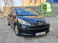Usado Peugeot 207 75 CV (55 kW) 2009 Negro Berlina