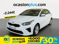 Usado Kia Ceed 136 CV (100 kW) 2021 Blanco Utilitario