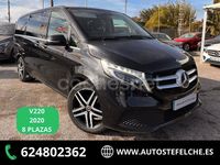Usado Mercedes V220 Avantgarde 163 CV (119 kW) 2019 Negro Monovolumen