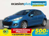 Usado Peugeot 207 Access 75 CV (55 kW) 2011 Azul Utilitario