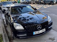 Usado Mercedes SLK200 184 CV (135 kW) 2013 Negro Descapotable