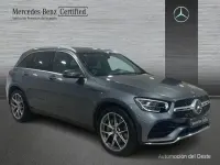 Usado Mercedes GLC220 AMG line 194 CV (142 kW) 2021 Gris SUV