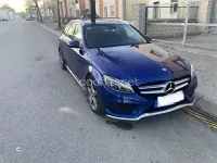 Usado Mercedes C220 170 CV (125 kW) 2018 Azul Familiar
