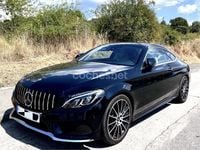 Usado Mercedes C300 AMG line 245 CV (180 kW) 2017 Negro Coupe