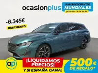 Usado Peugeot 308 SW Allure 130 CV (95 kW) 2022 Azul Familiar