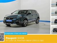 Usado Peugeot 5008 GT-line 130 CV (95 kW) 2017 Verde SUV